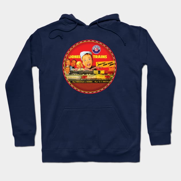 Lionel Model Trains USA Hoodie by Midcenturydave